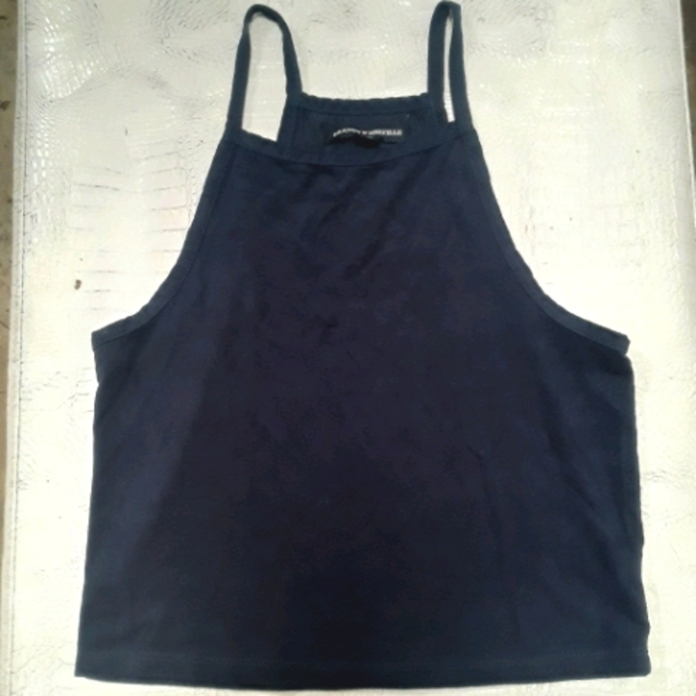 BRANDY MELVILLE Crop Tank Top Navy